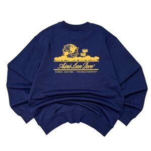 Aimé Leon Dore Unisphere Crewneck Evening Blue Size L